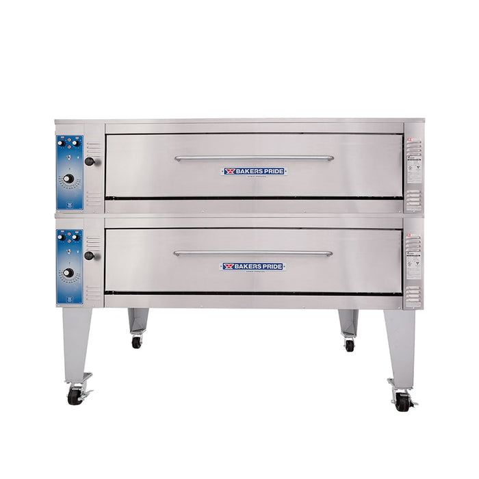 Bakers Pride ER-2-12-3836 Super Deck Floor Model Double Multi-Purpose Deck Oven - 208v-cityfoodequipment.com