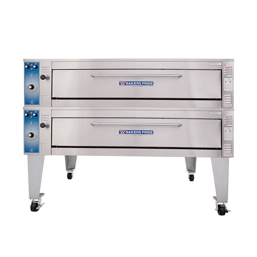 Bakers Pride EP-2-8-5736 Super Deck Floor Model Double Pizza Deck Oven - 208v-cityfoodequipment.com