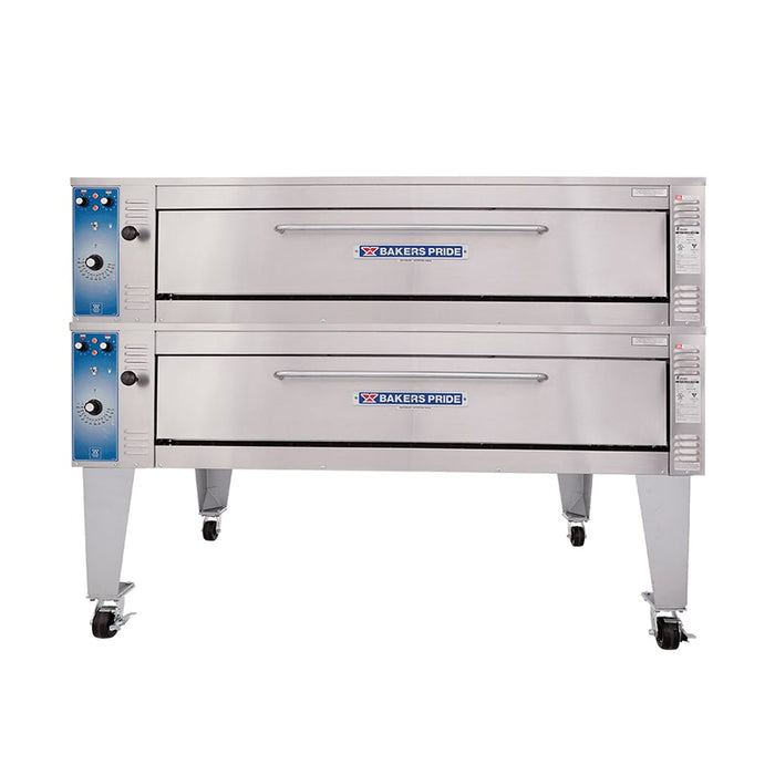 Bakers Pride EP-2-8-5736 Super Deck Floor Model Double Pizza Deck Oven - 208v-cityfoodequipment.com