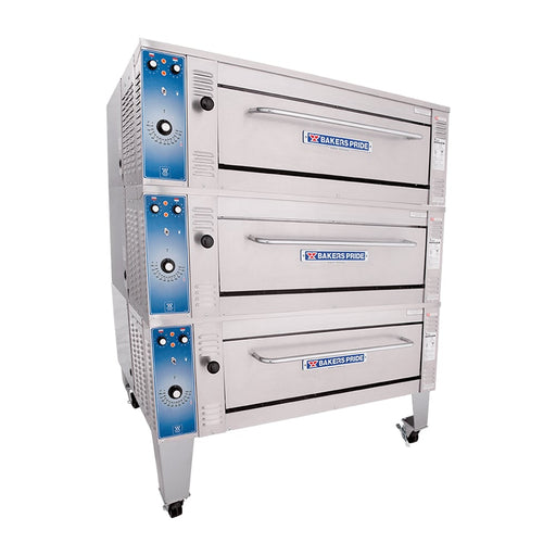 Bakers Pride EP-3-8-3836 Super Deck Floor Model Triple Pizza Deck Oven - 208v-cityfoodequipment.com