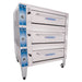 Bakers Pride EB-3-8-3836 Super Deck Floor Model Triple Pizza Deck Oven - 208v-cityfoodequipment.com