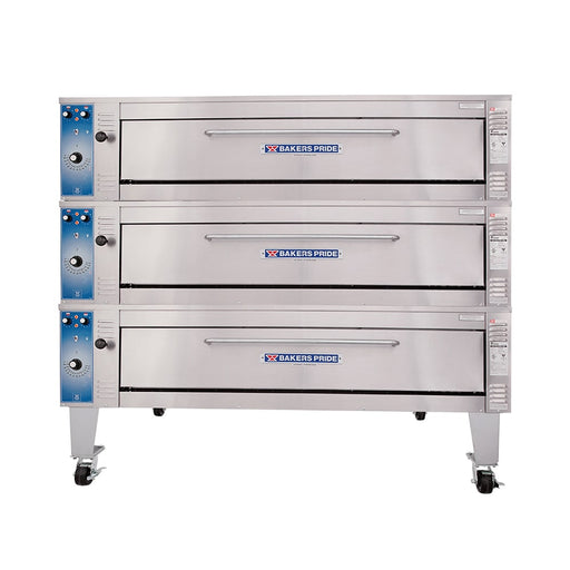 Bakers Pride EP-3-8-5736 Super Deck Floor Model Triple Pizza Deck Oven - 240v-cityfoodequipment.com