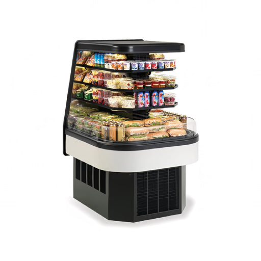 Federal ECSS60SC 60" Vertical End Cap Open Air Cooler W/ (4) Levels, 208-230v/1ph-cityfoodequipment.com