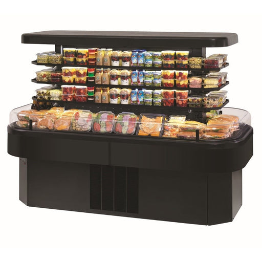 Federal EIMSS60SC-3 60" Horizontal Island Open Air Cooler W/ (4) Levels, 208-240v/1ph-cityfoodequipment.com