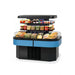 Federal IMSS60SC-2 60" Horizontal Island Open Air Cooler W/ (3) Levels, 208-230v/1ph-cityfoodequipment.com