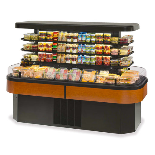 Federal IMSS84SC-2 84" Horizontal Island Open Air Cooler W/ (3) Levels, 208-230v/1ph-cityfoodequipment.com