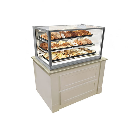Federal ITD3626 36" Full Service Bakery Case W/ Straight Glass - (3) Levels, 120v-cityfoodequipment.com