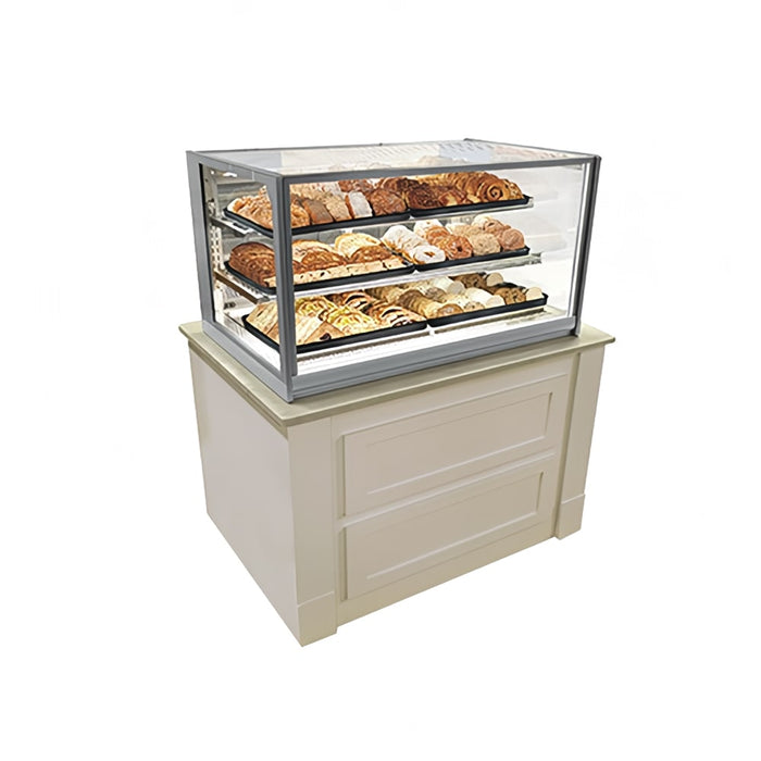 Federal ITD3626 36" Full Service Bakery Case W/ Straight Glass - (3) Levels, 120v-cityfoodequipment.com