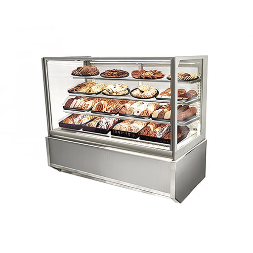 Federal ITD3634-B18 36" Full Service Bakery Case W/ Straight Glass - (4) Levels, 120v-cityfoodequipment.com