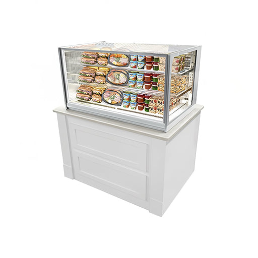 Federal ITR4826 48" Full Service Bakery Case W/ Straight Glass - (3) Levels, 120v-cityfoodequipment.com