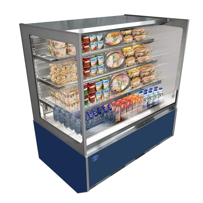Federal ITRSS3634-B18 36" Full Service Bakery Case W/ Straight Glass - (4) Levels, 120v-cityfoodequipment.com