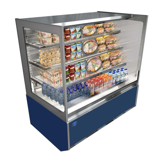 Federal ITRSS4834-B18 48" Full Service Bakery Case W/ Straight Glass - (4) Levels, 120v-cityfoodequipment.com