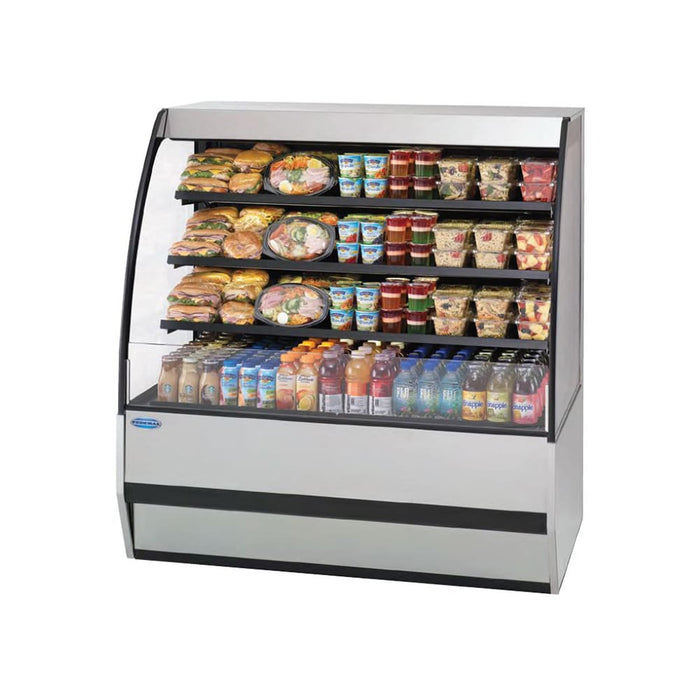 Federal SSRPF-3652 36" Vertical Open Air Cooler W/ (4) Levels, 120v-cityfoodequipment.com