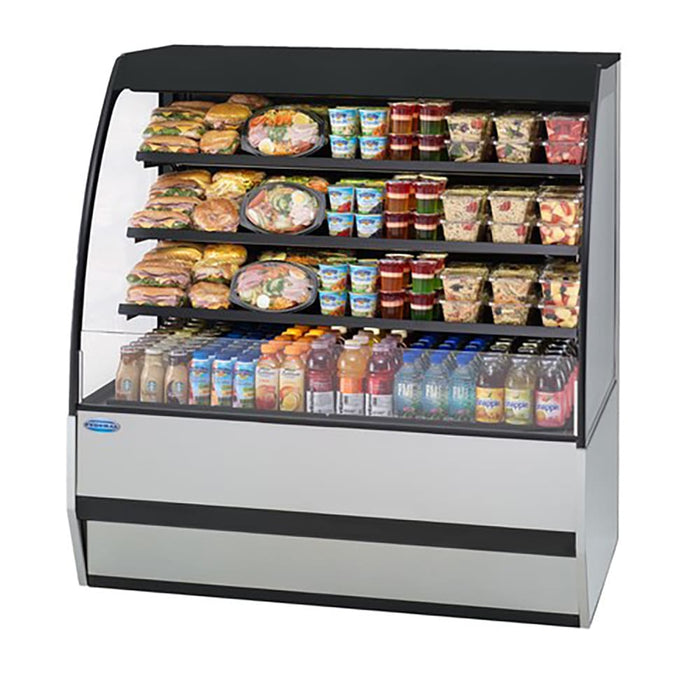 Federal SSRPF-5952 59" Vertical Open Air Cooler W/ (4) Levels, 208-240v/1ph-cityfoodequipment.com