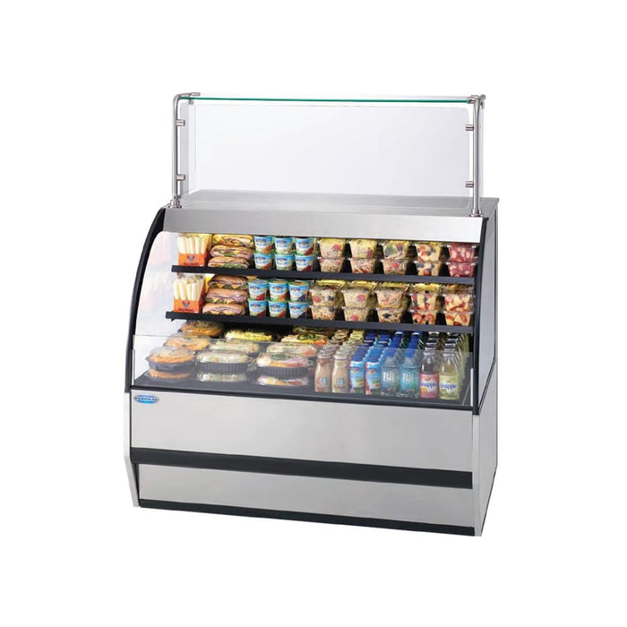Federal SSRVS-3642 36" Horizontal Open Air Cooler W/ (3) Levels, 120v-cityfoodequipment.com