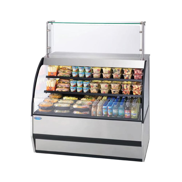 Federal SSRVS-5042 50" Horizontal Open Air Cooler W/ (3) Levels, 208-240v/1ph-cityfoodequipment.com