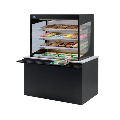 Federal VHSS2460S-SLD 24" Vision Series Self Service Countertop Heated Display Case - (4) Levels, 208-240v-cityfoodequipment.com