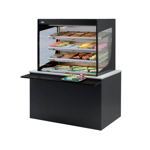 Federal VHSS3660S-SLD 36" Vision Series Self Service Countertop Heated Display Case - (4) Levels, 208-240v-cityfoodequipment.com