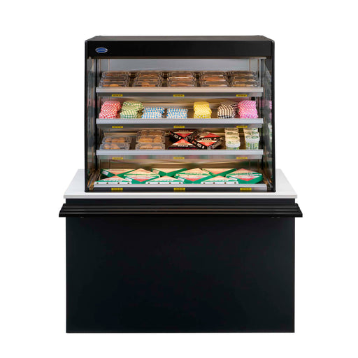 Federal VHSS4860C-SLD 47 1/4" Vision Series Self Service Countertop Heated Display Case - (4) Levels, 208-240v-cityfoodequipment.com
