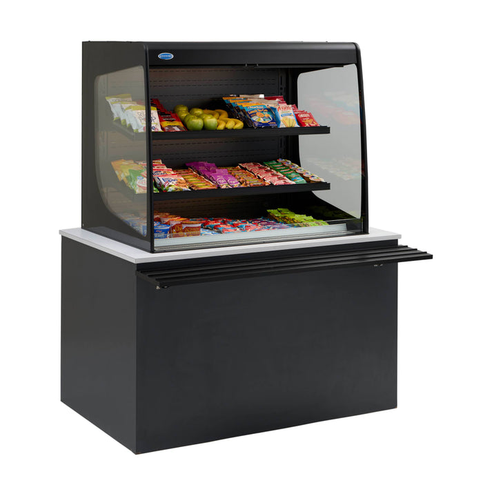 Federal VNSS2478C 24" Vision Series Self Service Open Air Case - (5) Levels, 120v-cityfoodequipment.com