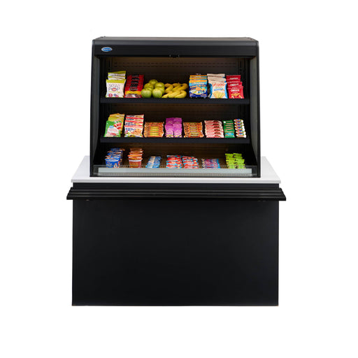 Federal VNSS3660C-SLD 36" Vision Series Self Service Open Air Case - (3) Levels, 120v-cityfoodequipment.com