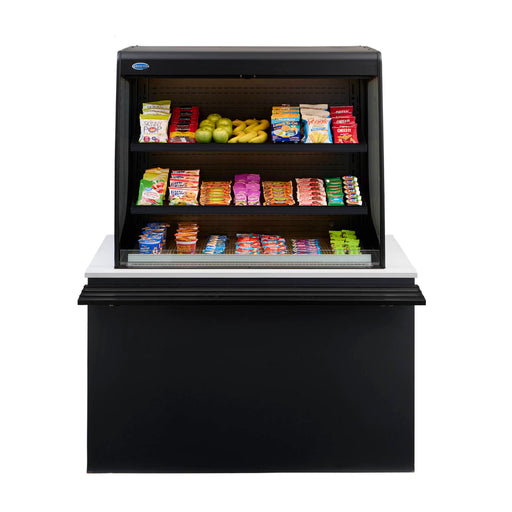 Federal VNSS4860C-SLD 47 1/4" Vision Series Self Service Open Air Case - (3) Levels, 120v-cityfoodequipment.com