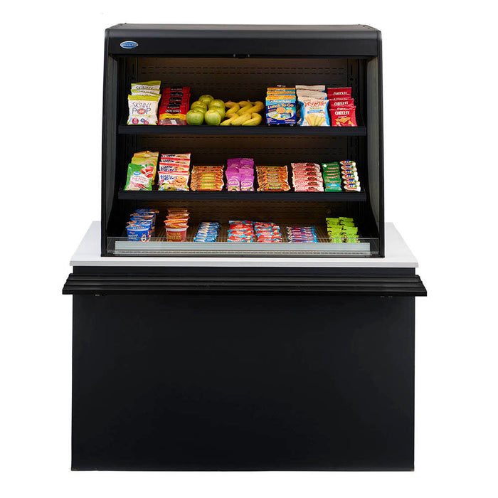 Federal VNSS6060S-SLD 59 1/4" Vision Series Self Service Open Air Case - (3) Levels, 120v-cityfoodequipment.com