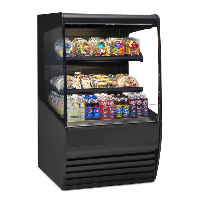 Federal VRSS3660S-SLD 36" Vision Series Vertical Open Air Cooler W/ (3) Levels, 120v-cityfoodequipment.com