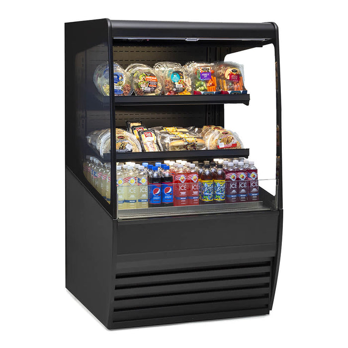 Federal VRSS6060S-SLD 59 1/4" Vision Series Vertical Open Air Cooler W/ (3) Levels, 208-240v-cityfoodequipment.com