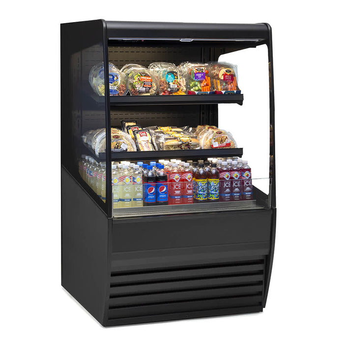 Federal VRSS7260S-SLD 71 1/4" Vision Series Vertical Open Air Cooler W/ (3) Levels, 208-240v-cityfoodequipment.com