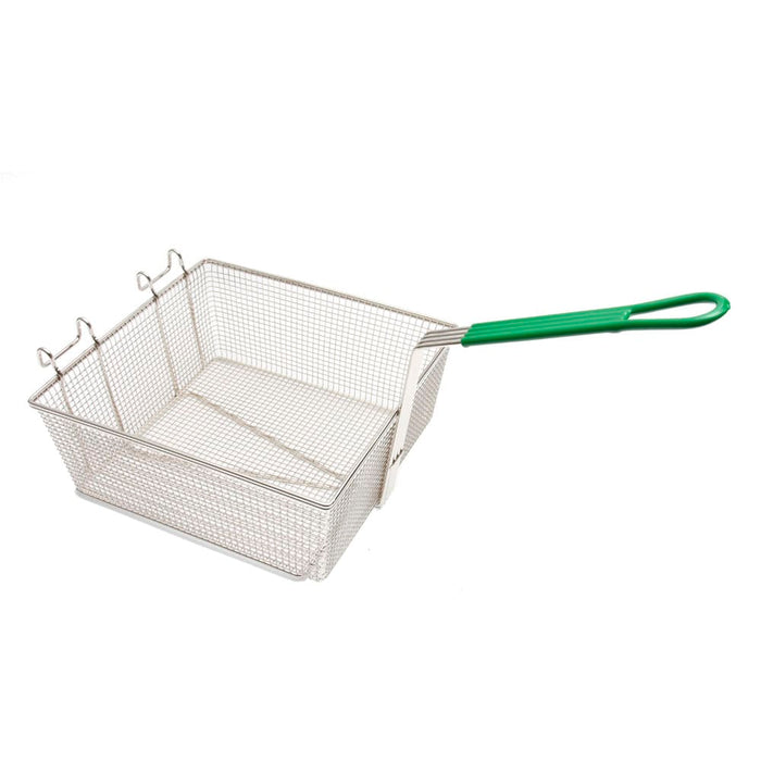 Frymaster 803-0099 Fryer Basket W/ Coated Handle & Front Hook, 12 7/8" X 12 3/8" X 5 1/4"-cityfoodequipment.com