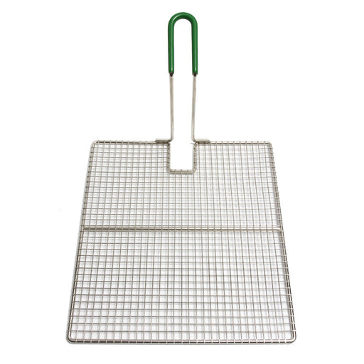 Frymaster 803-0136 Full Pot Fryer Basket Support Screen w/ Handle - 13 3/4" x 12 1/2"-cityfoodequipment.com