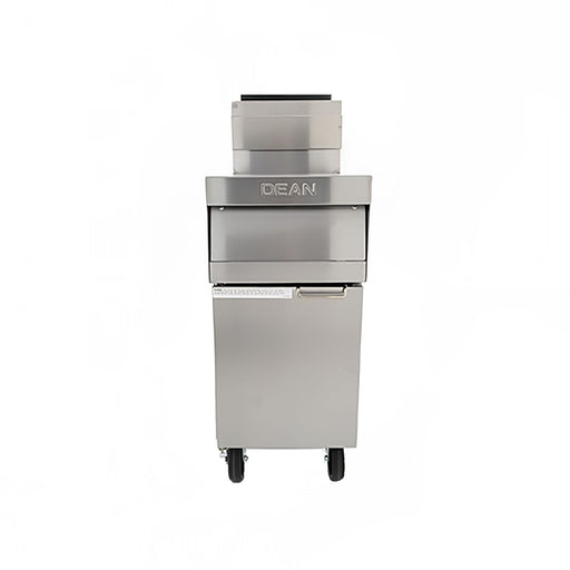 Dean 1FPRG50T Gas Fryer - (1) 50 Lb Vat, Floor Model, Natural Gas-cityfoodequipment.com