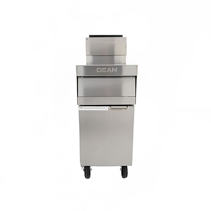 Dean 1FPRG50T Gas Fryer - (1) 50 Lb Vat, Floor Model, Natural Gas-cityfoodequipment.com