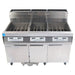 Frymaster 31814GF Gas Fryer - (3) 63 Lb Vats, Floor Model, Natural Gas-cityfoodequipment.com
