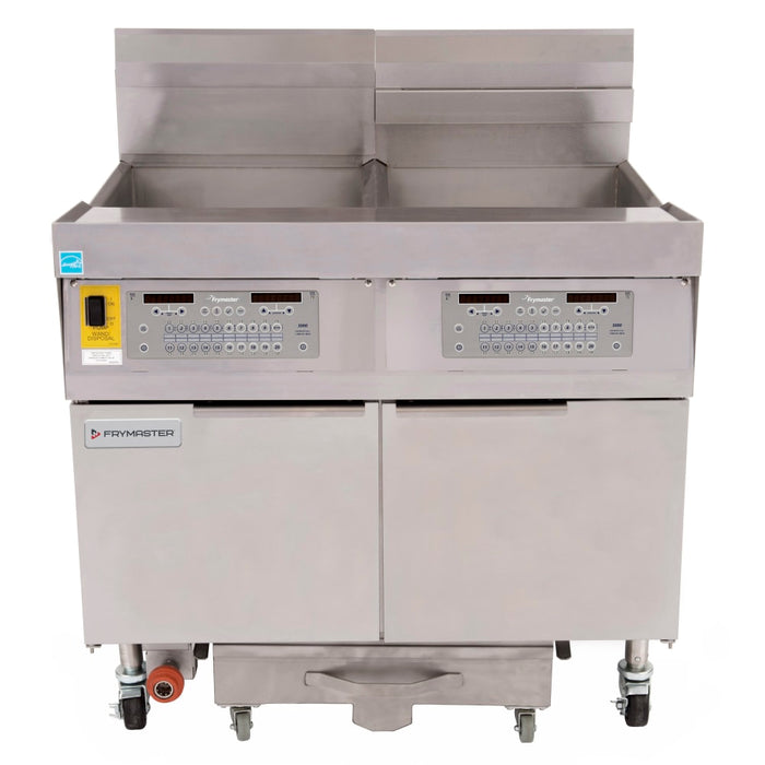 Frymaster FPLHD365 Gas Fryer - (3) 100 Lb Vats, Floor Model, Natural Gas-cityfoodequipment.com
