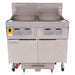 Frymaster FPLHD265 Gas Fryer - (2) 100 Lb Vats, Floor Model, Natural Gas-cityfoodequipment.com