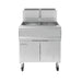 Frymaster MJ240 Gas Fryer - (2) 40 Lb Vats, Floor Model, Natural Gas-cityfoodequipment.com