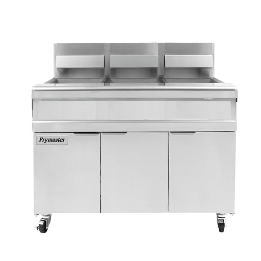 Frymaster MJ350 Gas Fryer - (3) 50 lb Vats, Floor Model, Natural Gas-cityfoodequipment.com