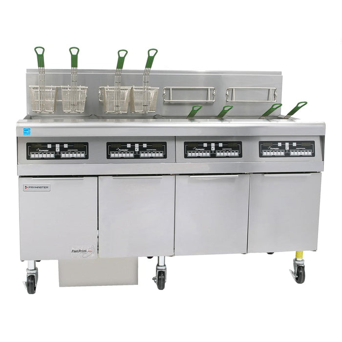 Frymaster FPPH455 Gas Fryer - (4) 50 Lb Vats, Floor Model, Liquid Propane-cityfoodequipment.com
