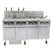 Frymaster FPPH455 Gas Fryer - (4) 50 Lb Vats, Floor Model, Liquid Propane-cityfoodequipment.com