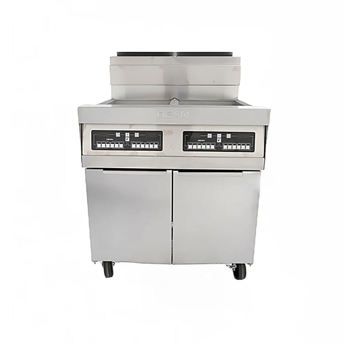 Dean 3PRG50T Gas Fryer - (3) 50 Lb Vats, Floor Model, Liquid Propane-cityfoodequipment.com