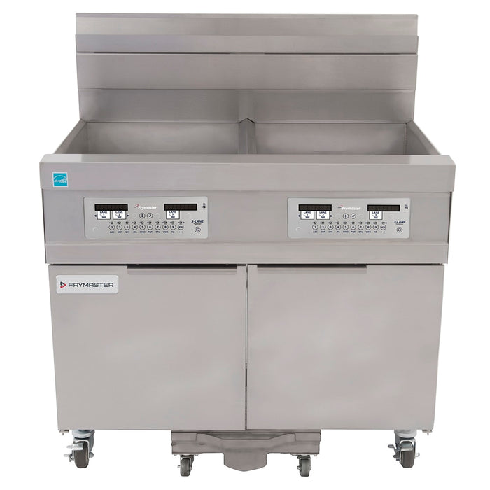 Frymaster 21814GF Gas Fryer - (2) 63 Lb Vats, Floor Model, Liquid Propane-cityfoodequipment.com
