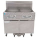Frymaster 21814GF Gas Fryer - (2) 63 Lb Vats, Floor Model, Liquid Propane-cityfoodequipment.com