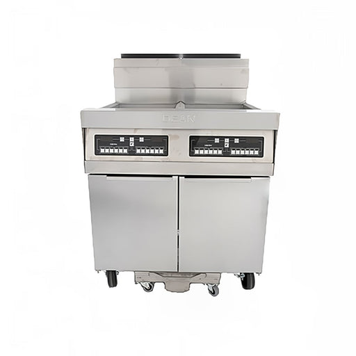Dean 3FPRG50T Gas Fryer - (3) 50 Lb Vats, Floor Model, Liquid Propane-cityfoodequipment.com