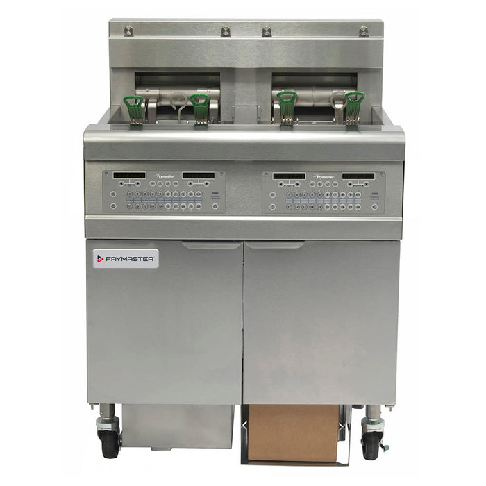 Frymaster FPEL214CA Electric Fryer - (2) 30 Lb Vats, Floor Model, 240v/3ph-cityfoodequipment.com
