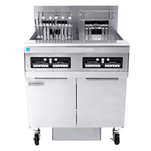 Frymaster FPRE214 Electric Fryer - (2) 50 Lb Vats, Floor Model, 240v/3ph-cityfoodequipment.com