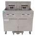 Frymaster 21814EF Electric Fryer - (2) 60 Lb Vats, Floor Model, 240v/3ph-cityfoodequipment.com