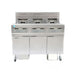 Frymaster FPEL314CA Electric Fryer - (3) 30 Lb Vats, Floor Model, 240v/1ph-cityfoodequipment.com