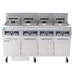 Frymaster FPRE414 Electric Fryer - (4) 50 Lb Vats, Floor Model, 208v/3ph-cityfoodequipment.com